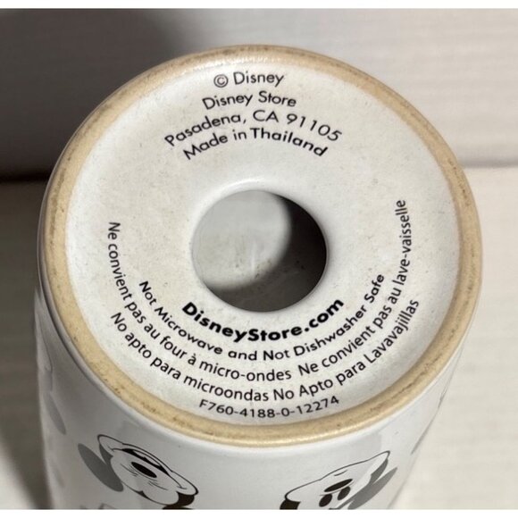 Faces of Mickey Mouse Disney Store16 Oz Ceramic Tumbler Cup - Picture 5 of 7